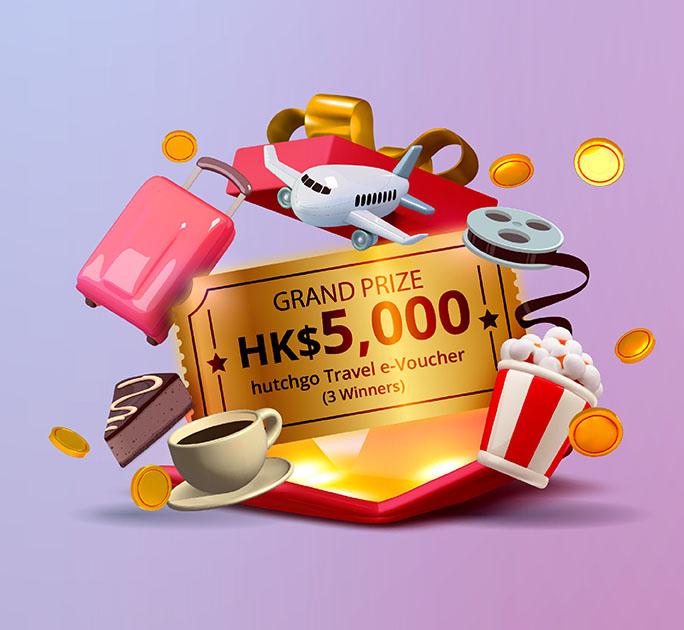 Log in to DBS digibank HK App and win HK$5,000 hutchgo Travel e-Voucher